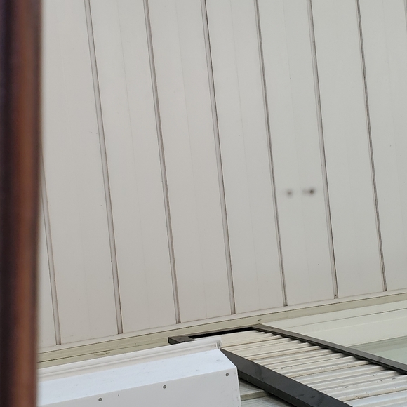 Vintage Mirror 18"x15" Brown Wood Look Heavy Plastic Resin Frame Ornate - Picture 6 of 11